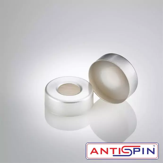 20mm Crimp cap with Silicone or PTFE septa (0.125 Thickness)